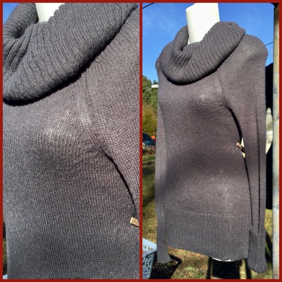 Cowl Neck Sweater, sz S - Picture 6 of 7